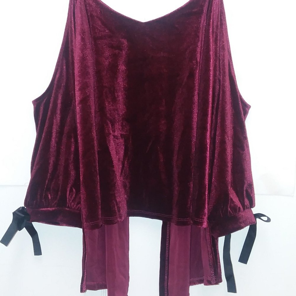 🎉10 for $10🎉Romeo & Juliet Couture Velvet Top